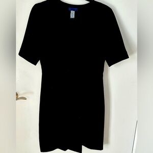 J crew black short sleeve dress in excellent shape. It is a v neck in a size 8